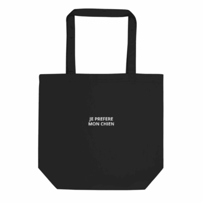 Tote Bag “JE PRÉFÈRE MON CHIEN”