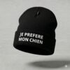 Bonnet “JE PRÉFÈRE MON CHIEN”