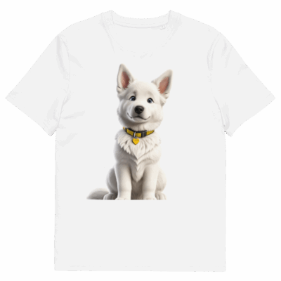 T-shirt Berger Blanc Suisse Toons