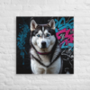 TOILE HUSKY – GRAFFITI – vue 2