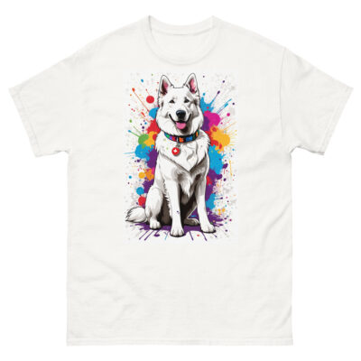 T-shirt Berger Blanc Suisse Graffiti