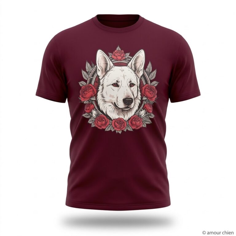 T-shirt Berger Blanc Suisse