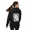 Sweat à Capuche Berger Blanc Suisse Style Banksy – vue 2
