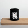 Mug brillant noir BBS style Banksy