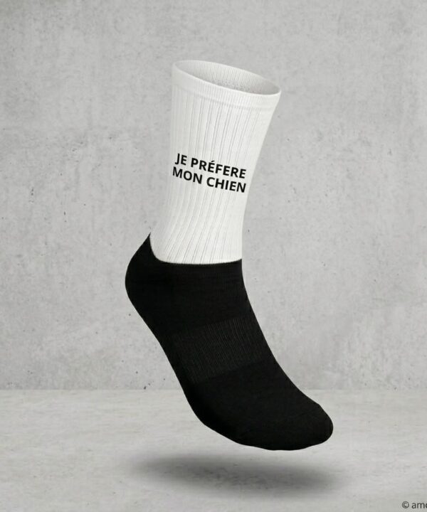 Chaussettes JE PREFERE MON CHIEN