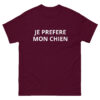T-shirt JE PREFERE MON CHIEN – vue 3