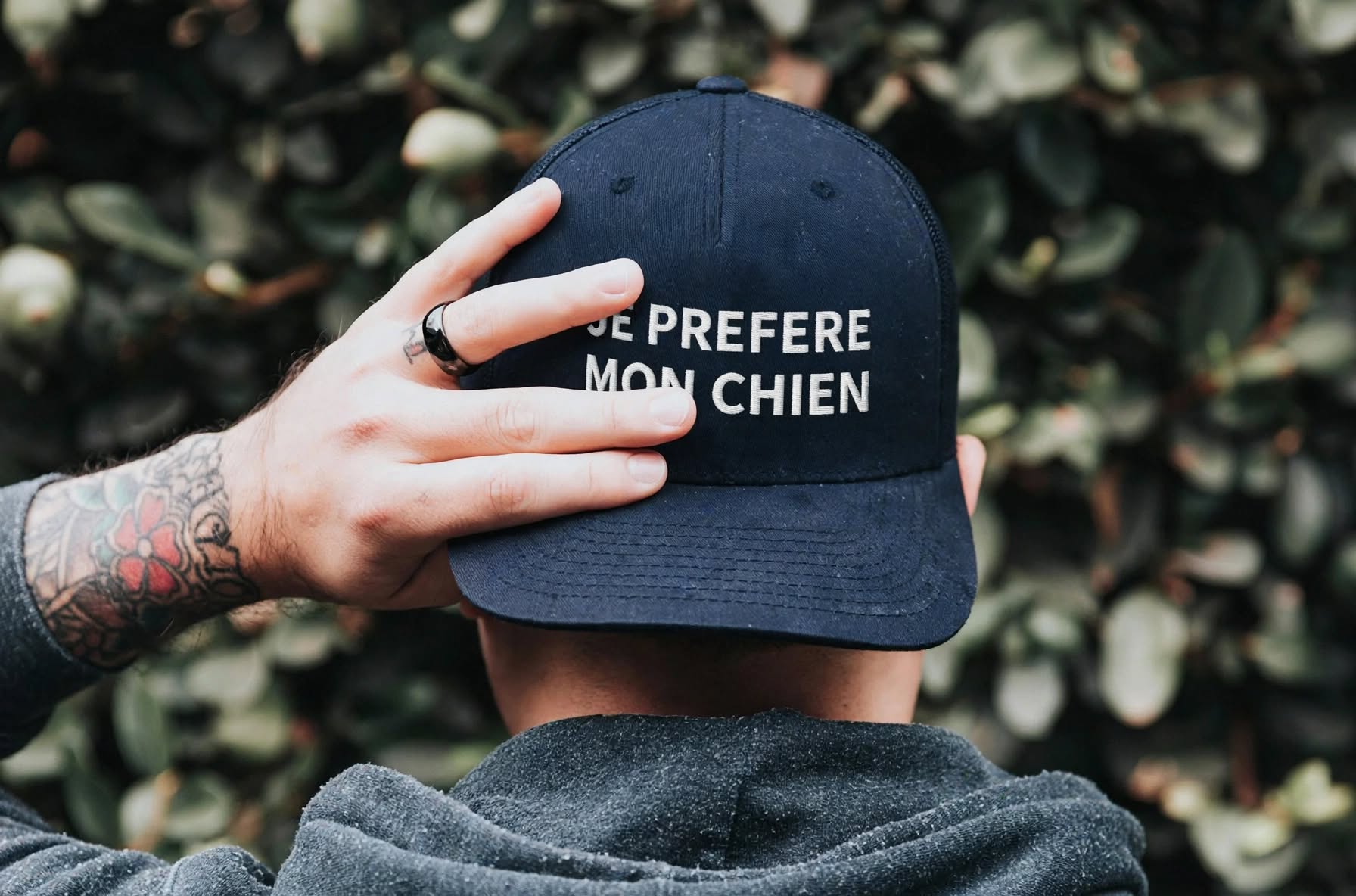 Casquette Je préfère mon chien