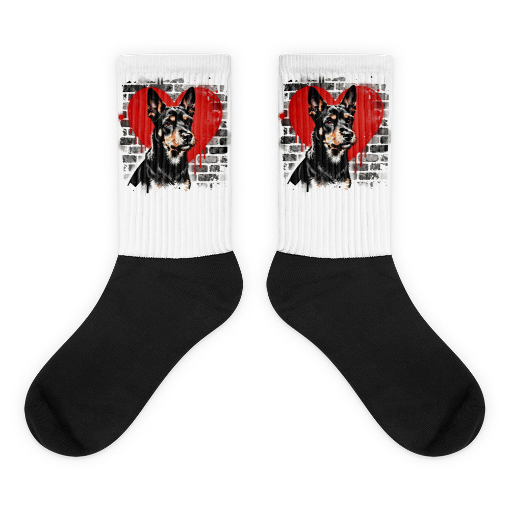 Chaussettes Basenji – Street Art – AMOUR CHIEN