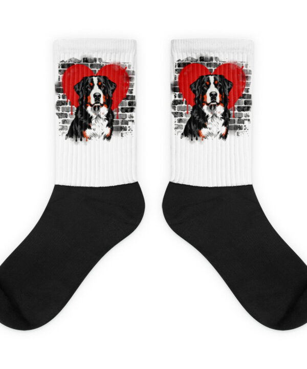 Chaussettes Bouvier Bernois – Street Art – AMOUR CHIEN