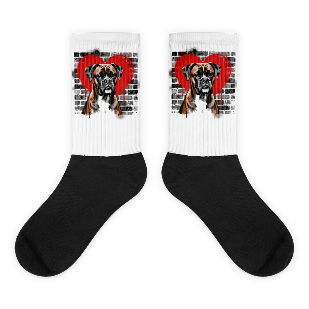 Chaussettes Boxer – Street Art – AMOUR CHIEN