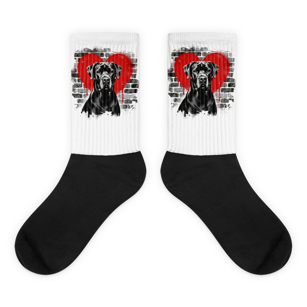 Chaussettes Cane Corso – Street Art – AMOUR CHIEN