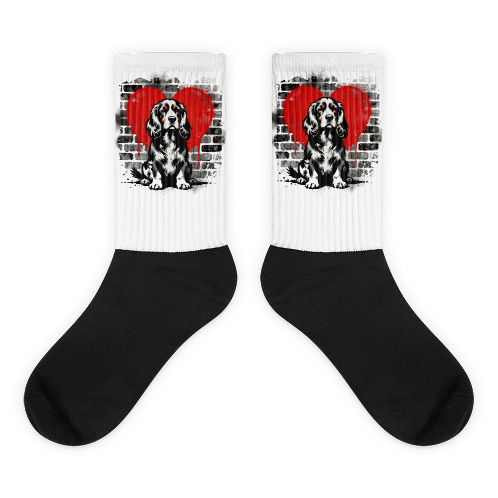 Chaussettes Cocker – Street Art – AMOUR CHIEN