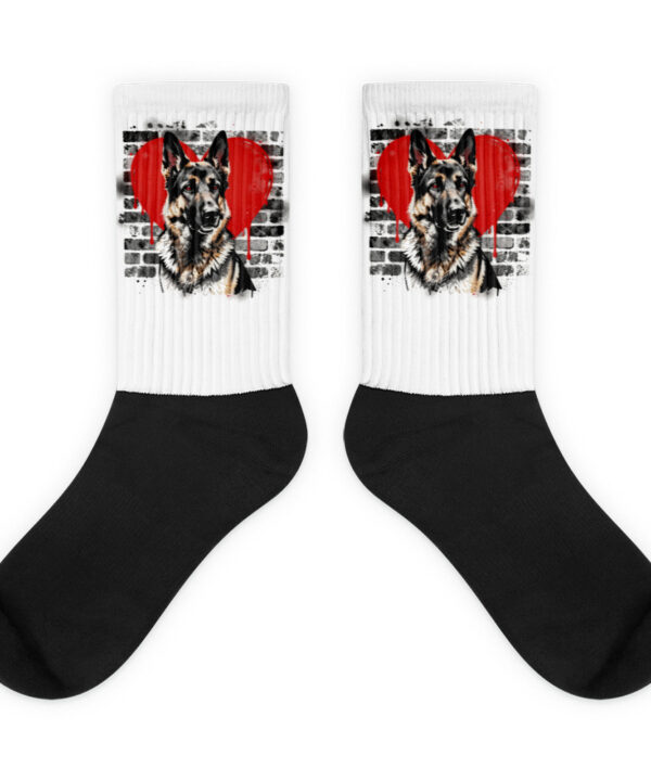 Chaussettes Berger Allemand Street Art
