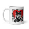 Mug Akita – Street Art – vue 2 – AMOUR CHIEN