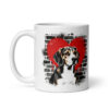 Mug Beagle – Street Art – vue 2 – AMOUR CHIEN