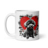 Mug Bichon Frisé – Street Art – vue 2 – AMOUR CHIEN