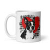 Mug Boston Terrier – Street Art – vue 2 – AMOUR CHIEN