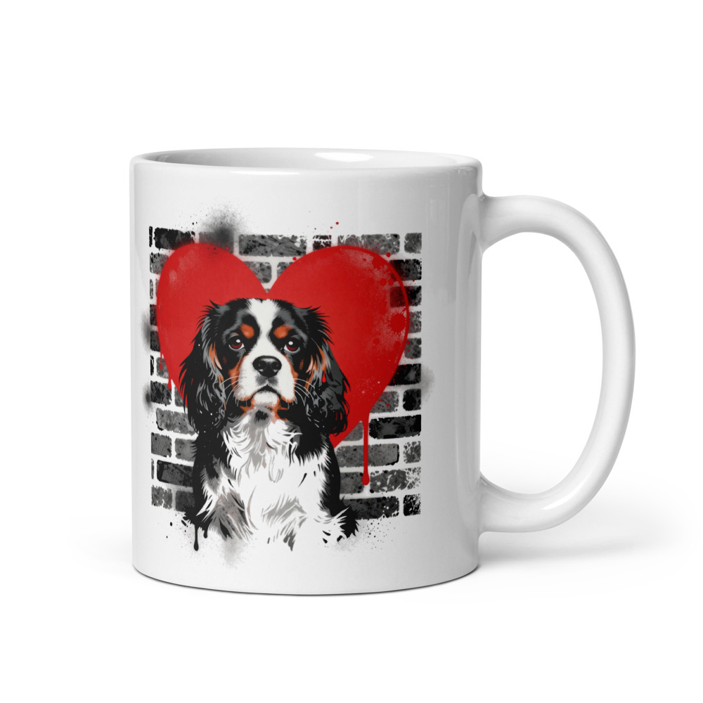 Mug Cavalier King Charles – Street Art – AMOUR CHIEN