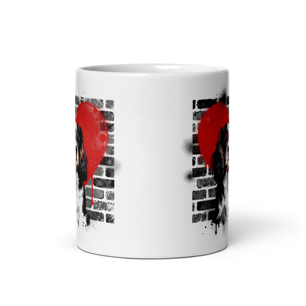 Mug Cavalier King Charles – Street Art – vue 3 – AMOUR CHIEN