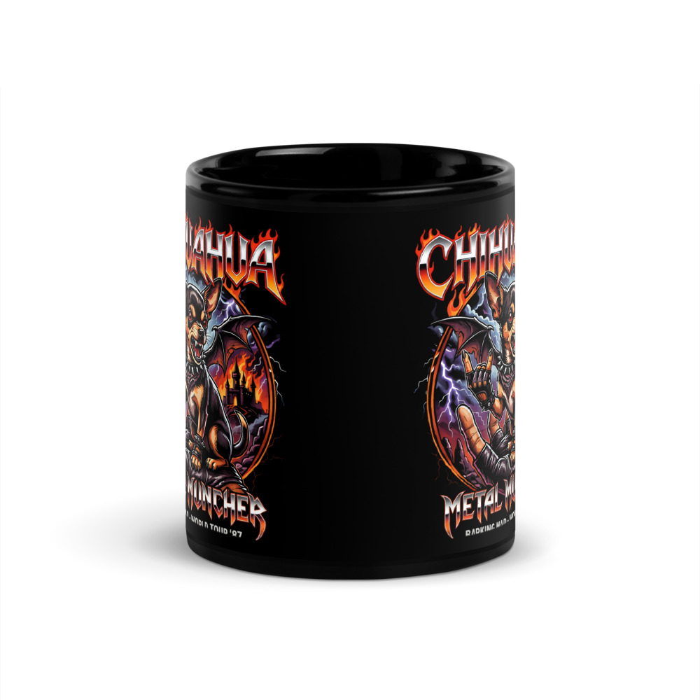 Mug Chihuahua – Metal – vue 3 – AMOUR CHIEN