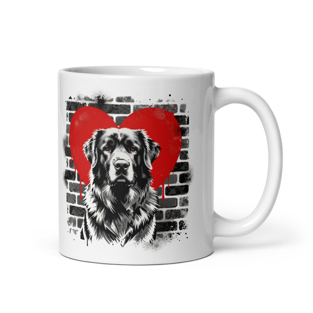 Mug Montagne des Pyrénées – Street Art – AMOUR CHIEN