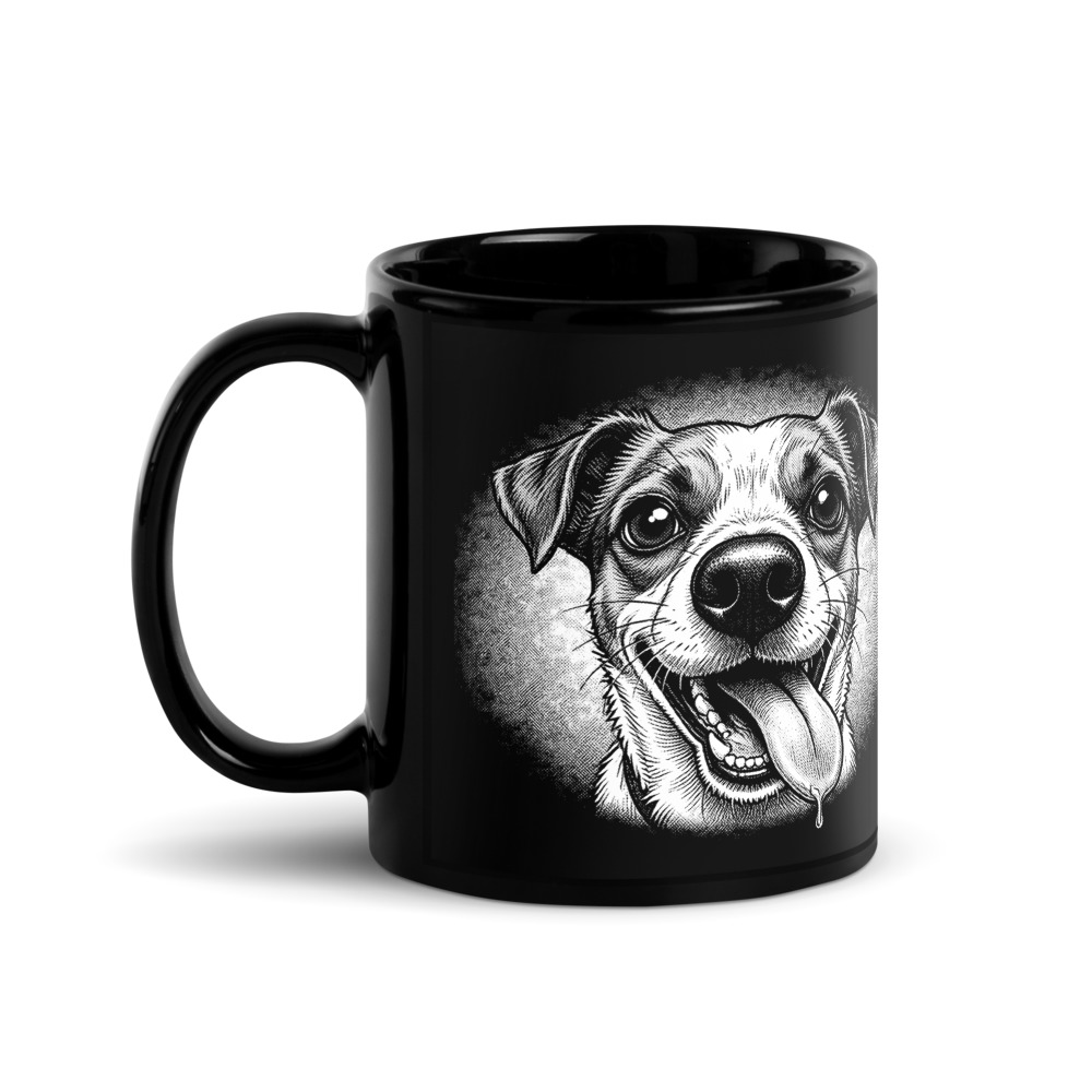 Mug Jack Russel – Black & White – AMOUR CHIEN