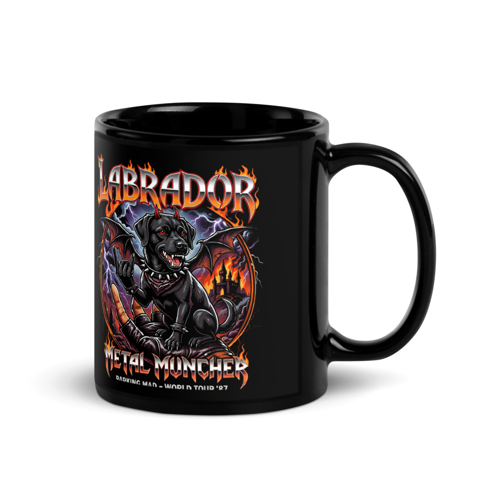 Mug Labrador – Metal – vue 2 – AMOUR CHIEN
