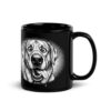 Mug Labrador – Black & White – vue 2 – AMOUR CHIEN