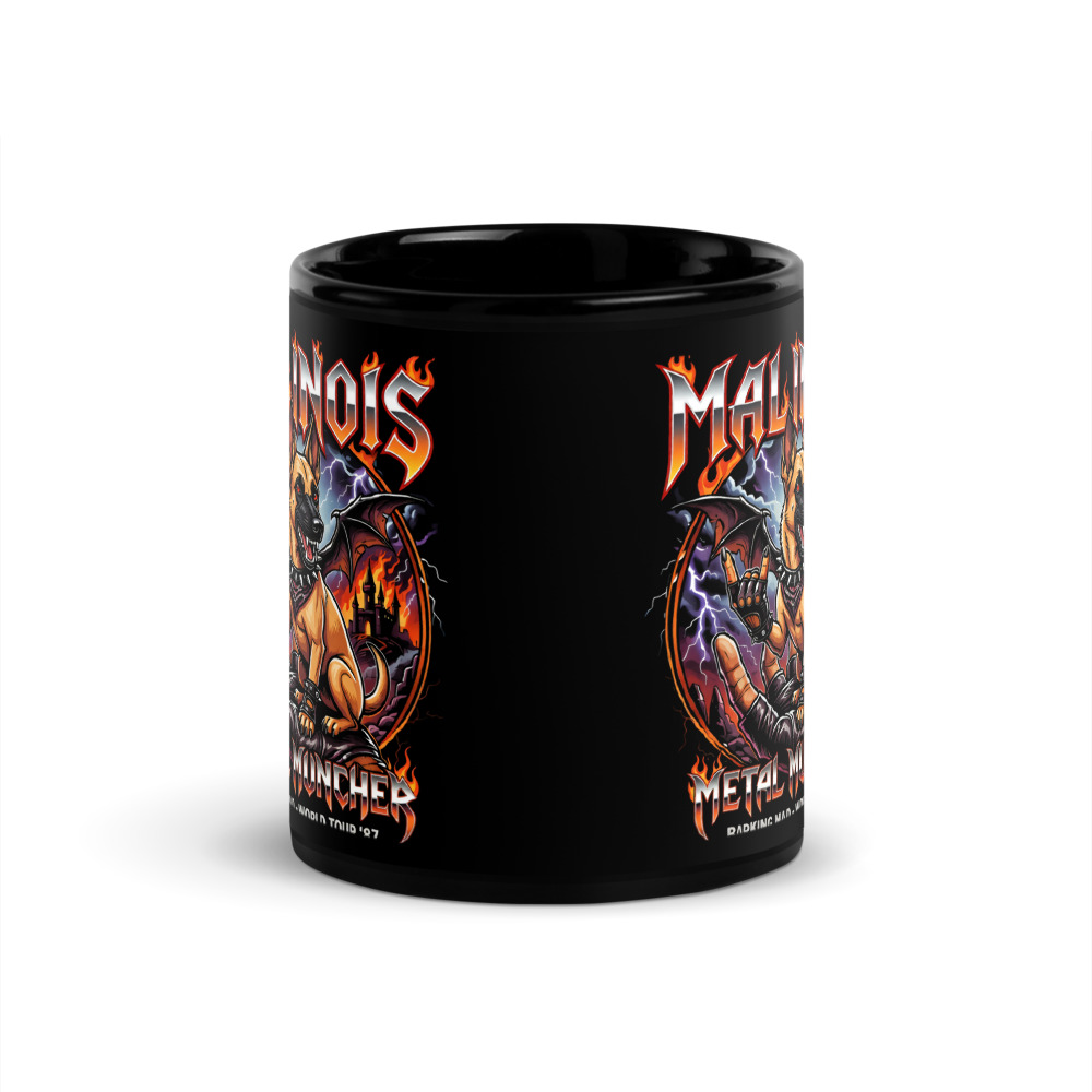 Mug Malinois – Metal – vue 3 – AMOUR CHIEN
