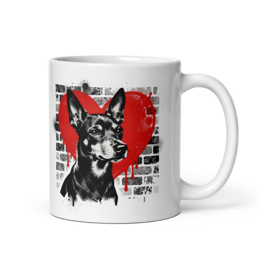 Mug Pinscher Nain – Street Art – AMOUR CHIEN