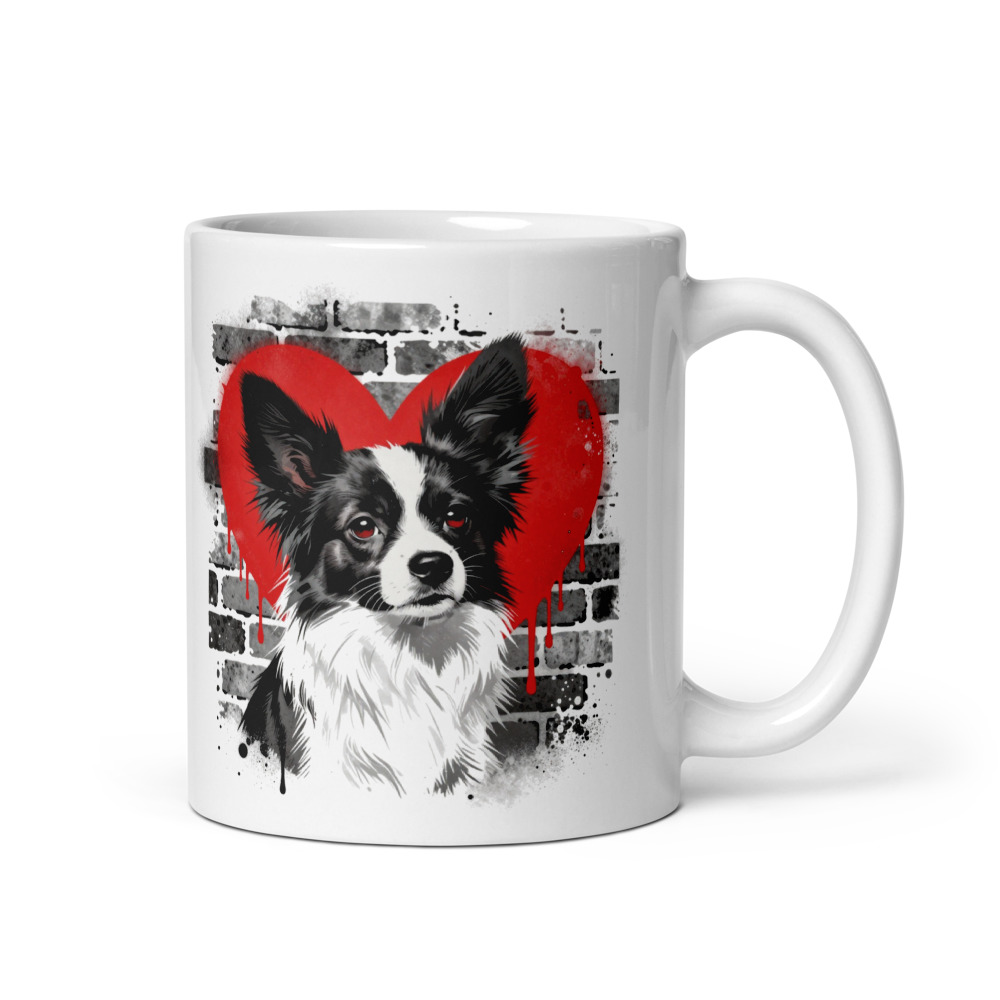 Mug Papillon – Street Art – AMOUR CHIEN