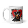 Mug Rottweiler – Street Art – vue 2 – AMOUR CHIEN