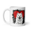 Mug Samoyède – Street Art – vue 2 – AMOUR CHIEN