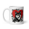 Mug Shiba Inu – Street Art – vue 2 – AMOUR CHIEN