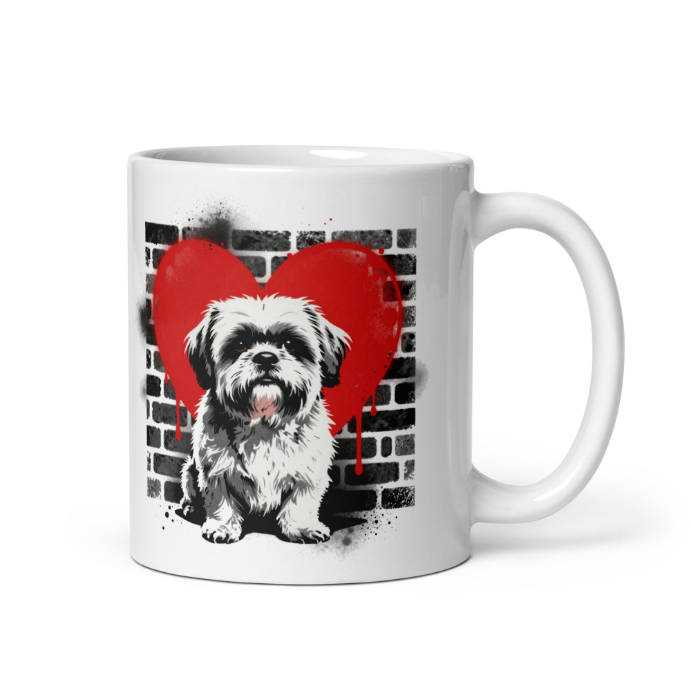 Mug Shih Tzu – Street Art – AMOUR CHIEN