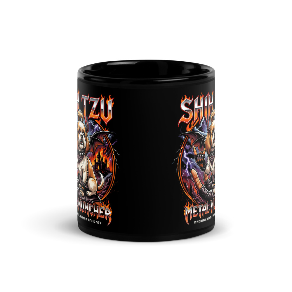 Mug Shih Tzu – Metal – vue 3 – AMOUR CHIEN