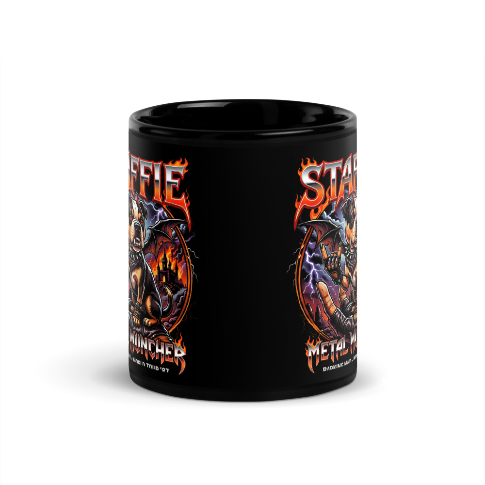 Mug Staffie – Metal – vue 3 – AMOUR CHIEN