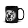 Mug Staffie – Black & White – vue 2 – AMOUR CHIEN