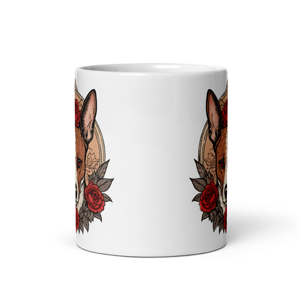 Mug Basenji – Tattoo – vue 3 – AMOUR CHIEN
