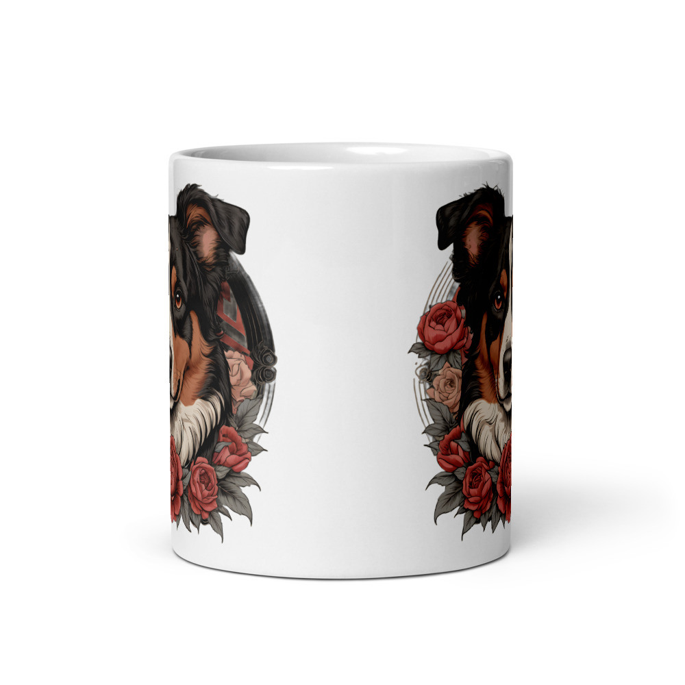 Mug Berger Australien – Tattoo – vue 3 – AMOUR CHIEN