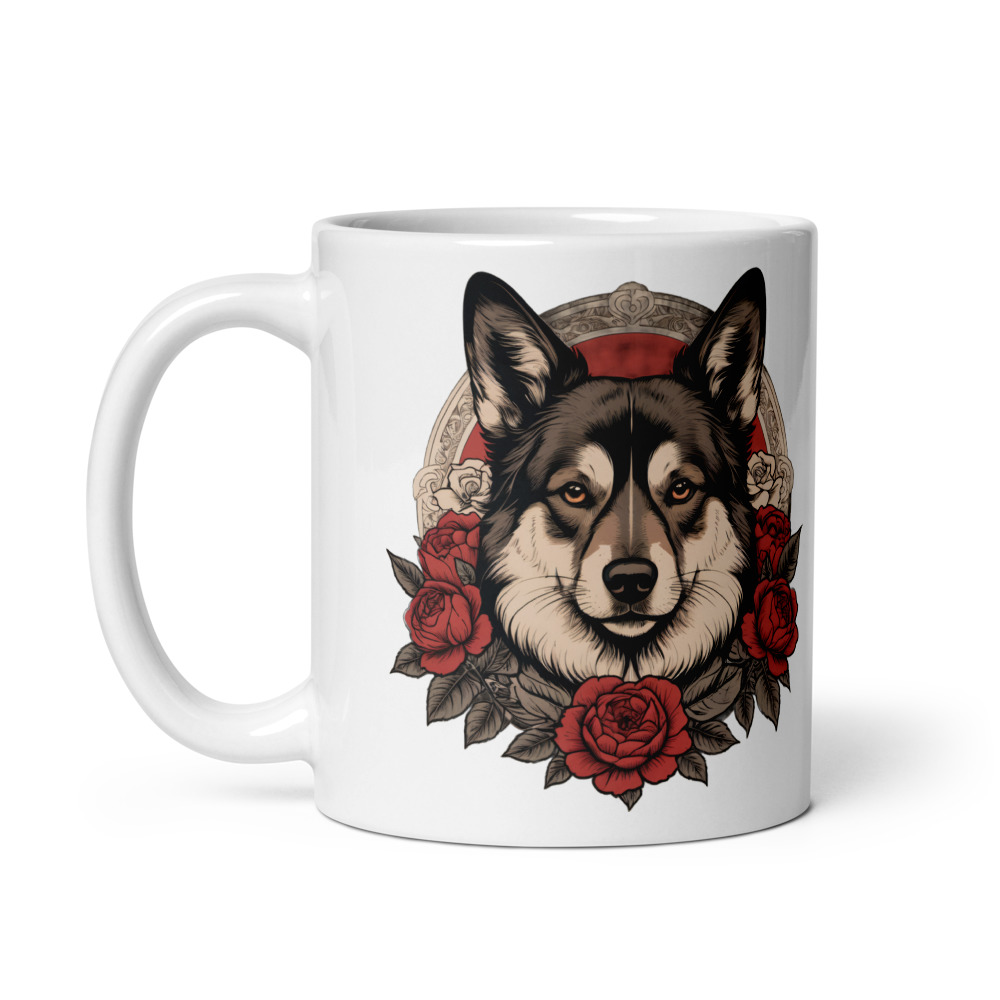 Mug Berger des Shetland – Tattoo – vue 2 – AMOUR CHIEN