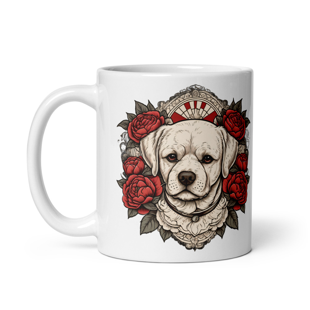 Mug Bichon Frisé – Tattoo – vue 2 – AMOUR CHIEN