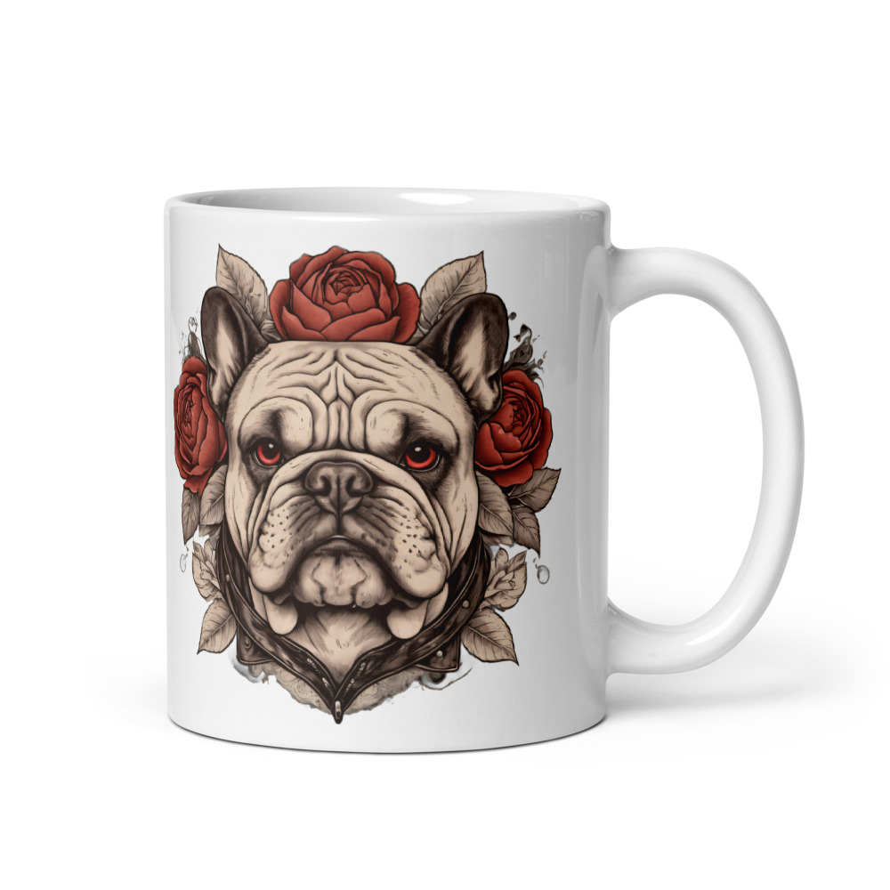 Mug Bouledogue – Tattoo n° 2 – AMOUR CHIEN