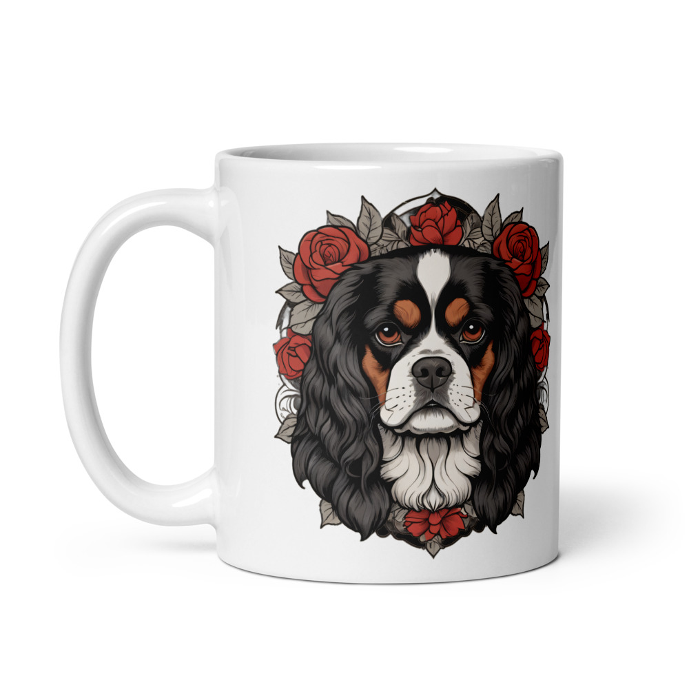 Mug Cavalier King Charles – Tattoo – vue 2 – AMOUR CHIEN