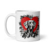 Mug Braque de Weimar – Street Art – vue 2 – AMOUR CHIEN