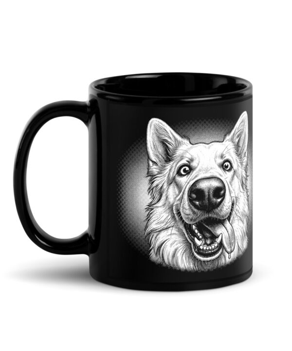 Mug Berger Blanc Suisse – Black & White – AMOUR CHIEN