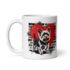 Mug Yorkshire – Street Art – vue 2 – AMOUR CHIEN
