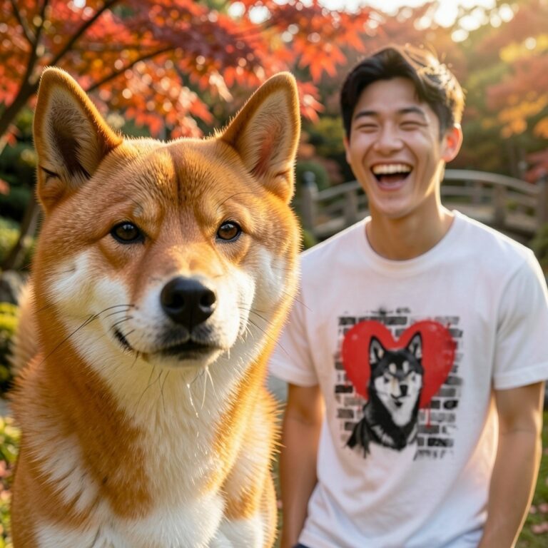 Shiba Inu et sa famille