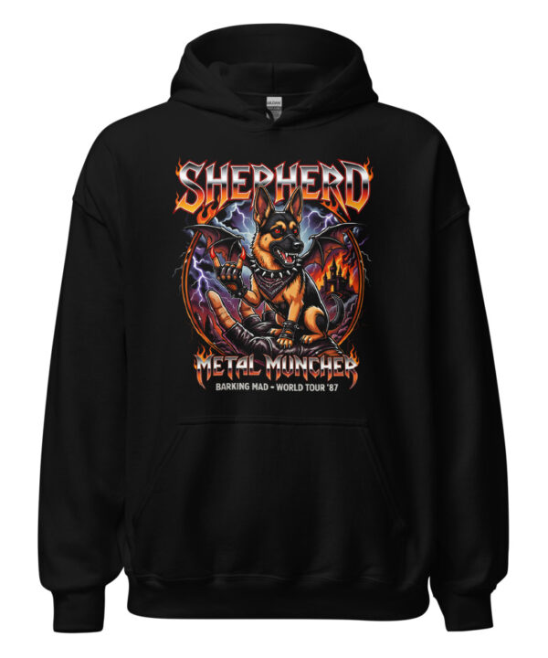 Sweat à capuche Berger Allemand Metal