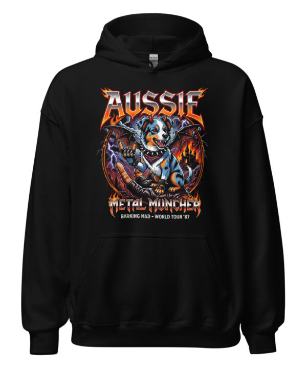 Sweat à capuche Berger Australien Metal